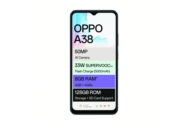 OPPO A38 ( 128 GB Storage, 4 GB RAM ) Online at Best Price On