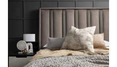 Brisbane Queen Headboard, Brown & Grey