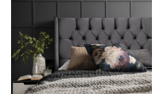 Winston Queen Headboard, Dark Grey