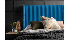 Hailey Single Headboard, Blue